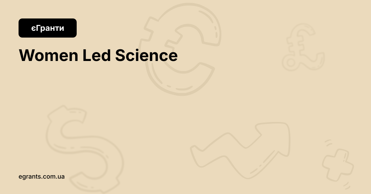 Women Led Science