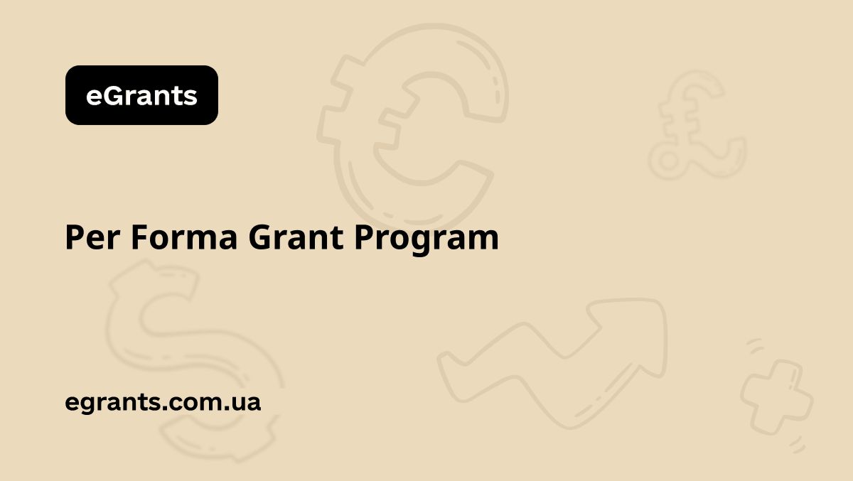 Per Forma Grant Program