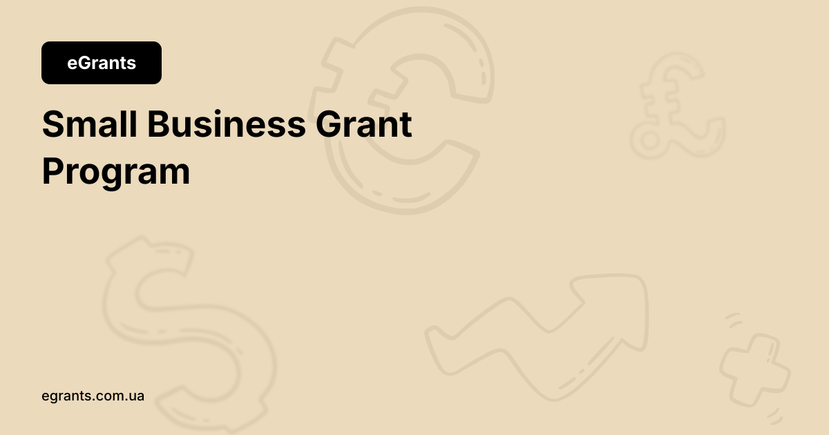 Small Business Grant Program